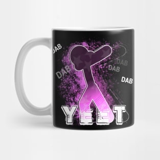 Yeet Dab Girls - Dabbing Yeet Meme - Funny Humor Graphic Gift Saying Pink Mug